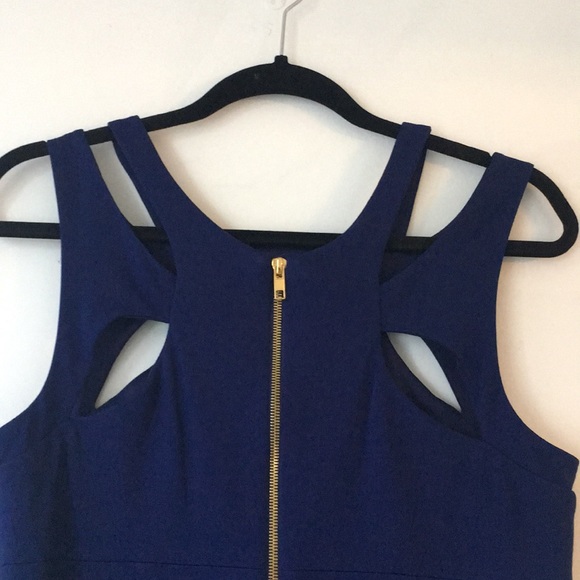 Betsey Johnson Blue Dress with Cutouts - Picture 3 of 6